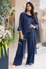 Completo elegante con pantalone e spolverino