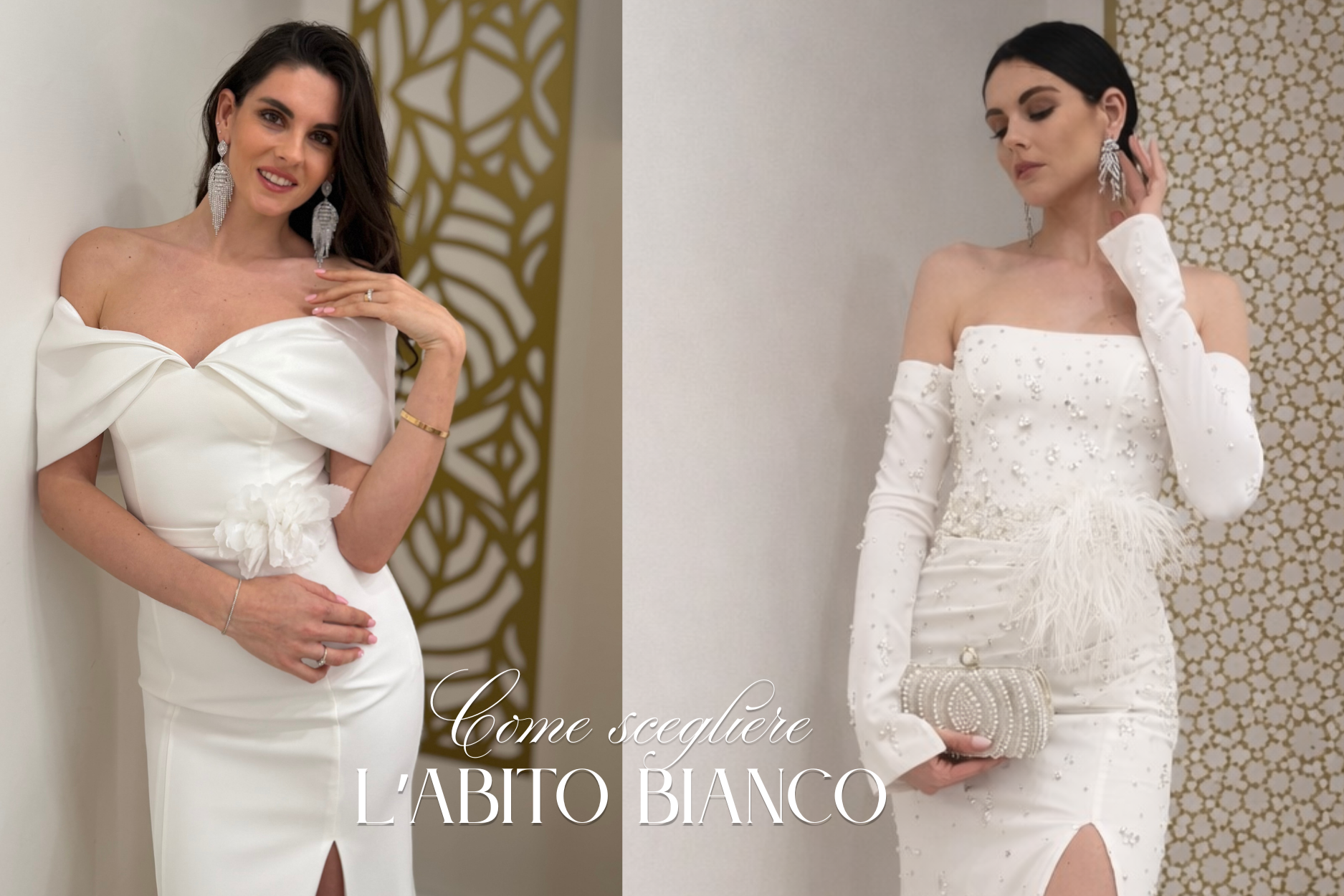 abito bianco da sposa e taglio torta